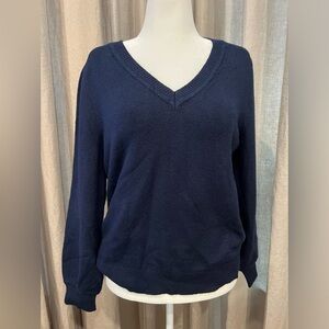 LOFT relaxed v-neck sweater